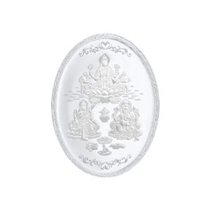 100 grams 99.9% GSl Oval silver coin: