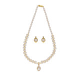 Dhena 1 Line Pearl Set