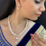 Badarika 1 Line Pearl Set