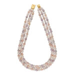 Candanayika 3 Lines Pearl Set
