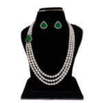 Badari 3 Lines Pearl Set