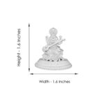 Saraswathi Silver Idol