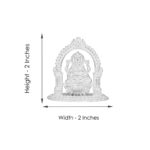 Goddess Laxmi Silver Idol