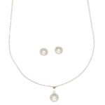 Sophisticated 925 Silver Pendant Set