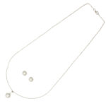 Sophisticated 925 Silver Pendant Set