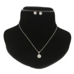Sophisticated 925 Silver Pendant Set