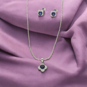 Minimalist 925 Silver Pendant Set