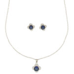 Minimalist 925 Silver Pendant Set