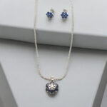 Trendy 925 Silver Pendant Set