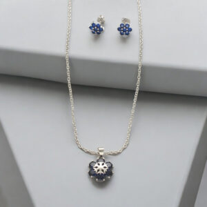 Trendy 925 Silver Pendant Set