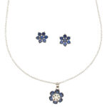 Trendy 925 Silver Pendant Set