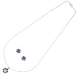 Trendy 925 Silver Pendant Set