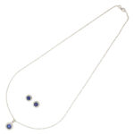 Classic 925 Silver Pendant Set