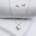 Designer 925 Silver Pendant Set Jewelry