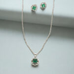 Luxury 925 Sterling Silver Pendant Set