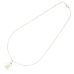 3.5 Grams Silver Ganesha Oval Pendant With Chain