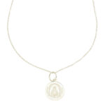 3.5 Grams Silver Ganesha Round Pendant With Chain