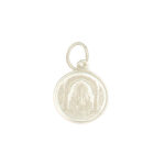 3.5 Grams Silver Ganesha Round Pendant With Chain