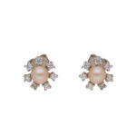 Ornate 925 Silver Stud Earrings