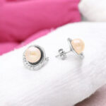 925 Silver Stud Ella Collection Earrings