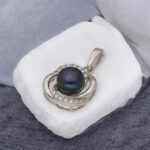 92.5 Silver Gauri Designer Pearl Pendant