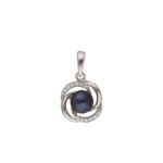 92.5 Silver Gauri Designer Pearl Pendant