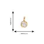 925 Silver Jagrati Designer Pearl Pendant