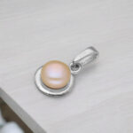 92.5 Silver Jagvi Simple Pearl Pendant
