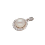 92.5 Silver Omaja Light Weight Pearl Pendant