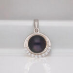 92.5 Silver Pratyusha Designer Pearl Pendant