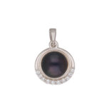 92.5 Silver Pratyusha Designer Pearl Pendant