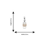 92.5 Sterling Silver Quasar Designer Pearl Pendant