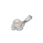 92.5 Sterling Silver Riya Designer Pearl Pendant