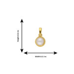 92.5 Sterling Silver Tara Light Weight Pearl Pendant