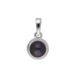92.5 Sterling Silver Ira Simple Pearl Pendant