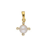 92.5 Sterling Silver Omaja Simple Pearl Pendant
