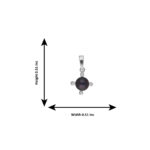 92.5 Sterling Silver Lopa Designer Pearl Pendant