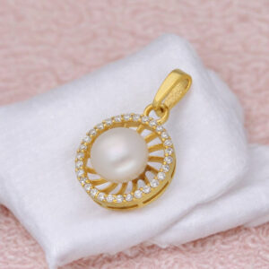 92.5 Sterling Silver Manya Designer Pearl Pendant