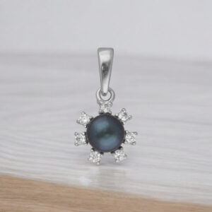 92.5 Sterling Silver Latest Designer Pearl Pendant