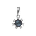 92.5 Sterling Silver Latest Designer Pearl Pendant
