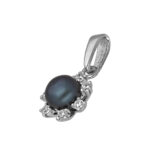 92.5 Sterling Silver Latest Designer Pearl Pendant