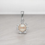 92.5 Sterling Silver Kashvi Simple Pearl Pendant
