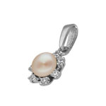 92.5 Sterling Silver Kashvi Simple Pearl Pendant