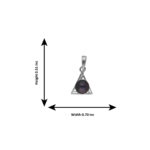 92.5 Sterling Silver Rachana Simple Pearl Pendant