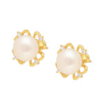 925 Floral Silver Stud Earrings