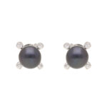 Ganga 925 Silver Stud Earrings