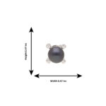 Ganga 925 Silver Stud Earrings