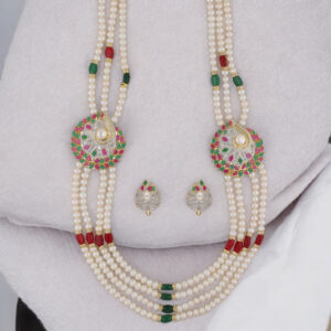 Gamini 4 Lines Pearl Set