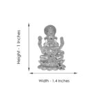 Flower Ganesh Silver Idols