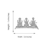 Goddess Lakshmi Ganesh Silver Idols